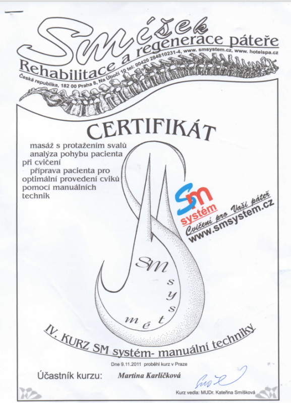 SM certifikát 7